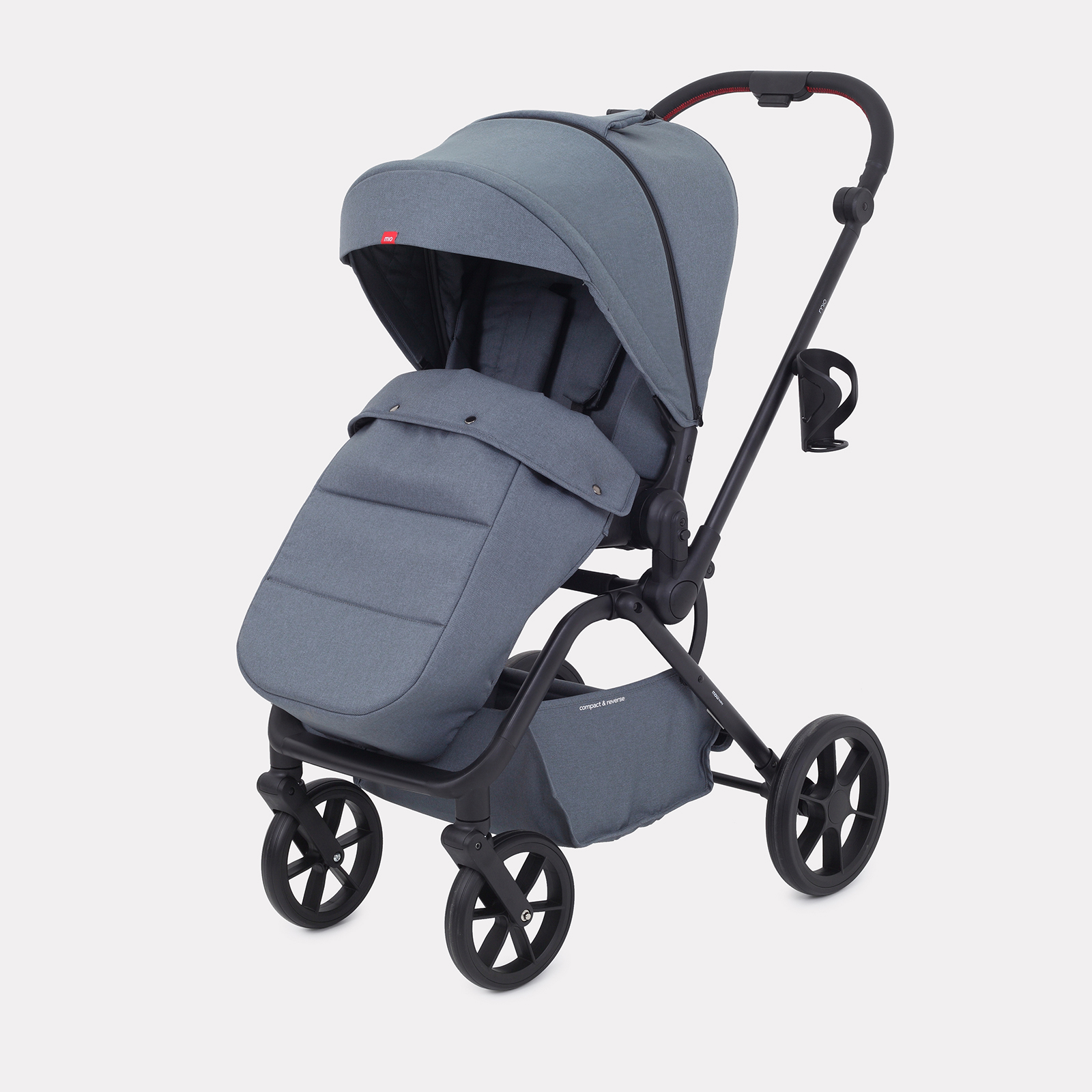 Коляска детская MOWbaby Mio MB102 Grey - фото 2