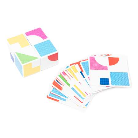 Кубики Baby Toys Для умников 4шт с карточками 04310