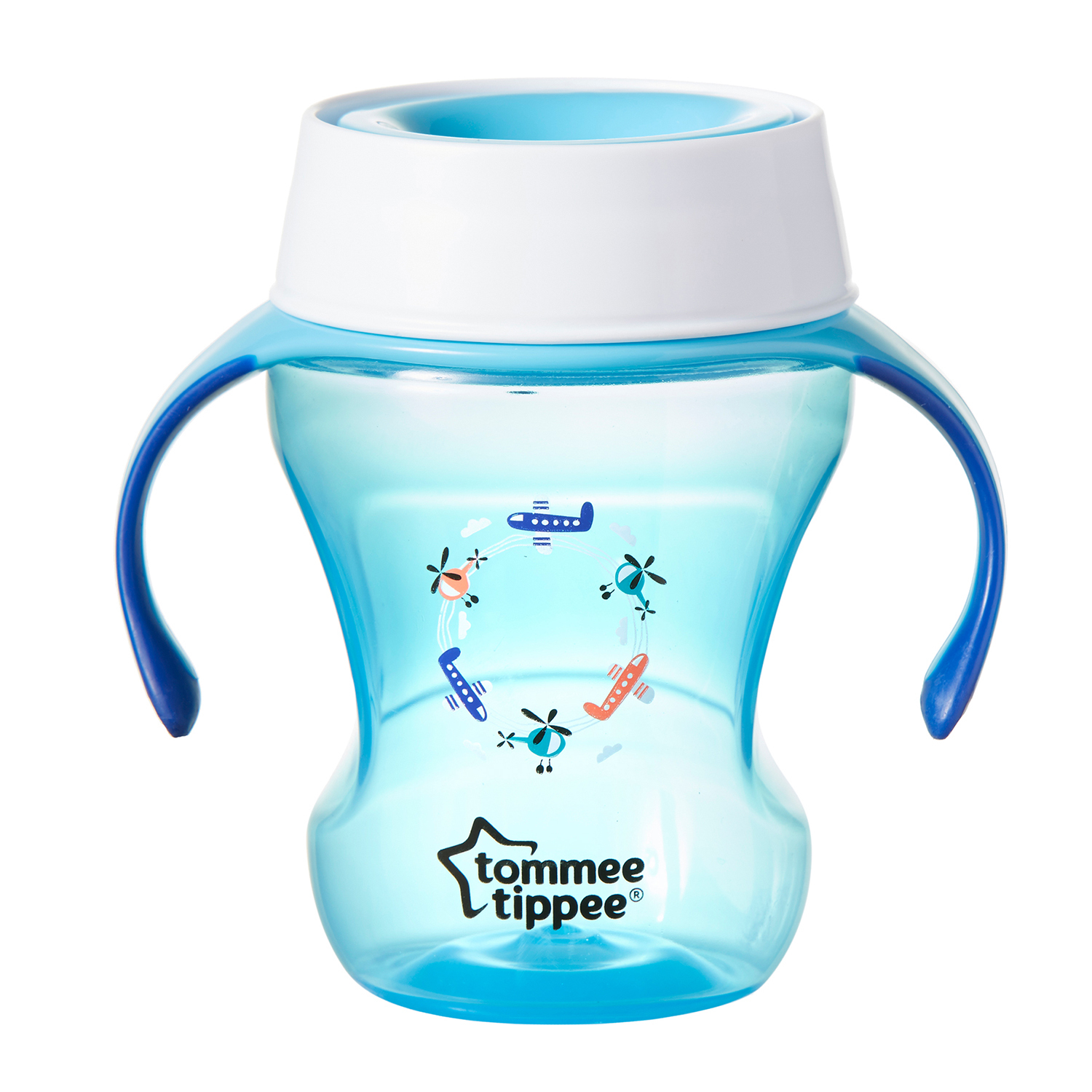 Чашка-непроливайка Tommee tippee 230мл с 6месяцев Голубая 44703591-2 - фото 1