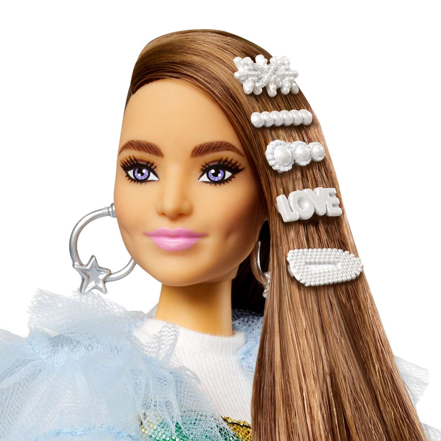 Кукла Barbie Экстра в радужном платье GYJ78 GYJ78 - фото 7