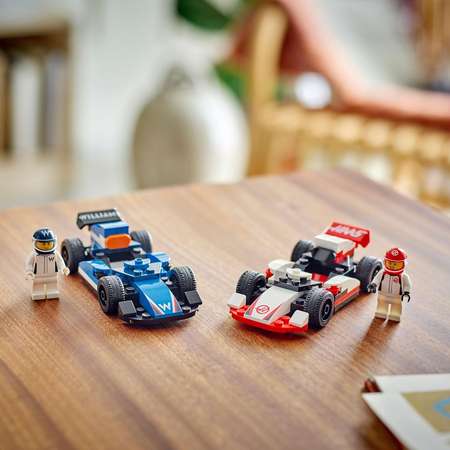 Конструктор LEGO Гоночные автомобили Формулы-1 Williams Racing и Haas F1 60464