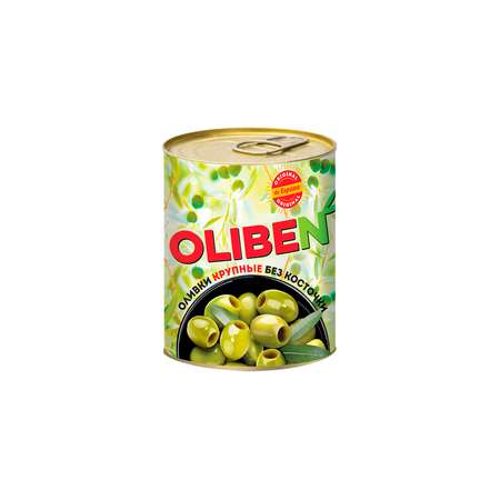 Оливки OLIBEN крупные без косточки 270 г 2 шт