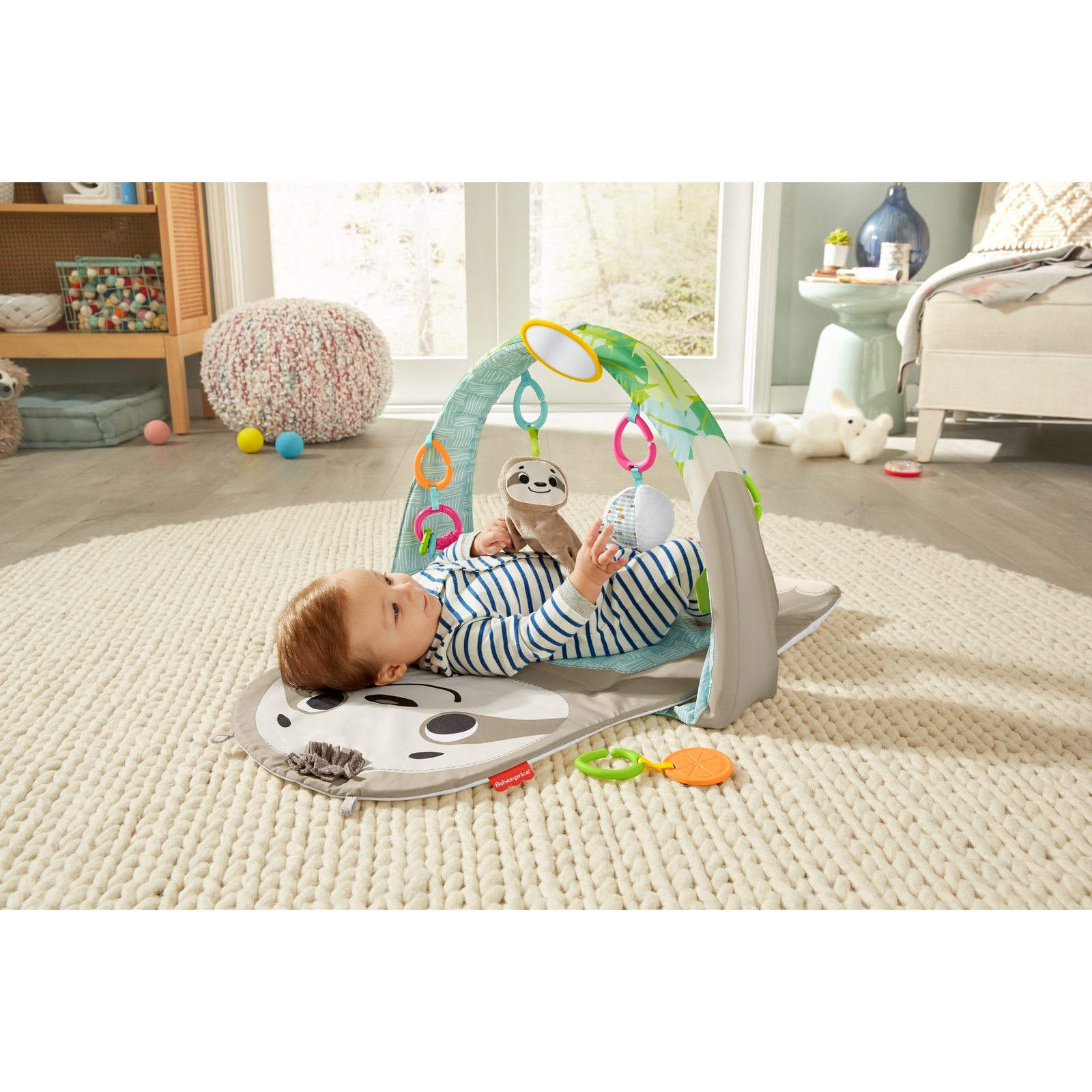 Коврик развивающий Fisher Price Ленивец GNB52 - фото 8