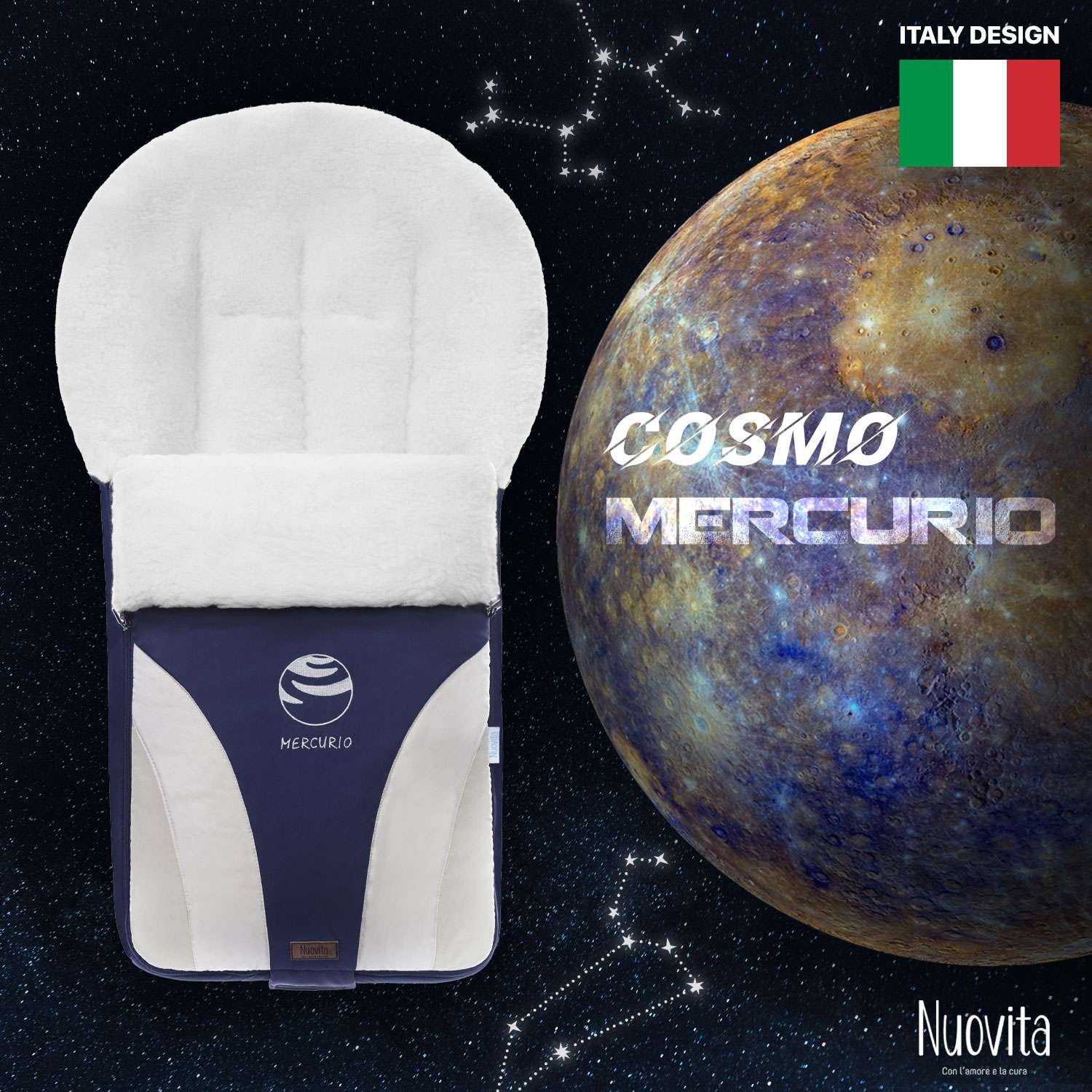 Конверт Nuovita Cosmo Bianco Меркурий NUO_COSB_2369 - фото 4