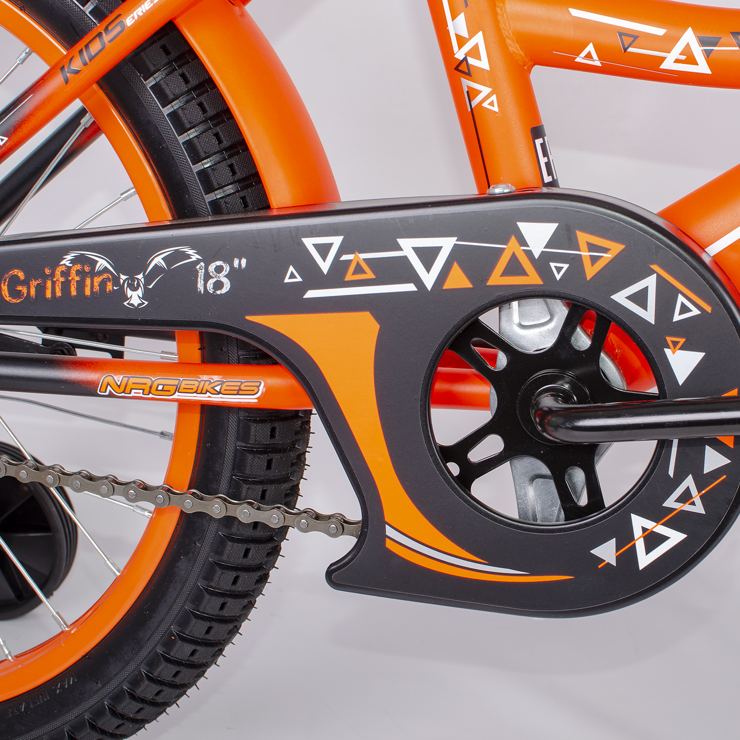 Велосипед NRG BIKES GRIFFIN 18 orange-black - фото 13