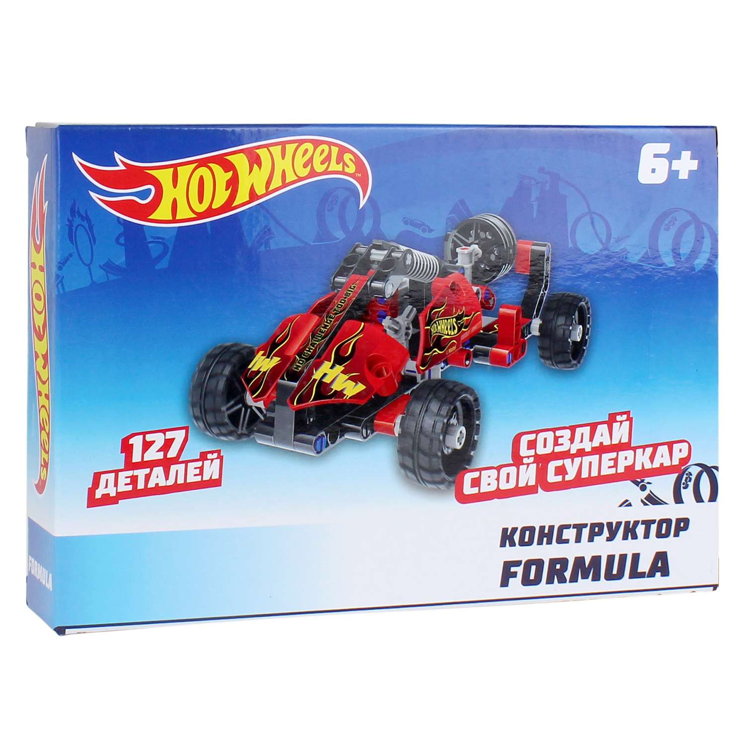 Конструктор 1TOY Hot Wheels Formula 127деталей Т15402 - фото 3