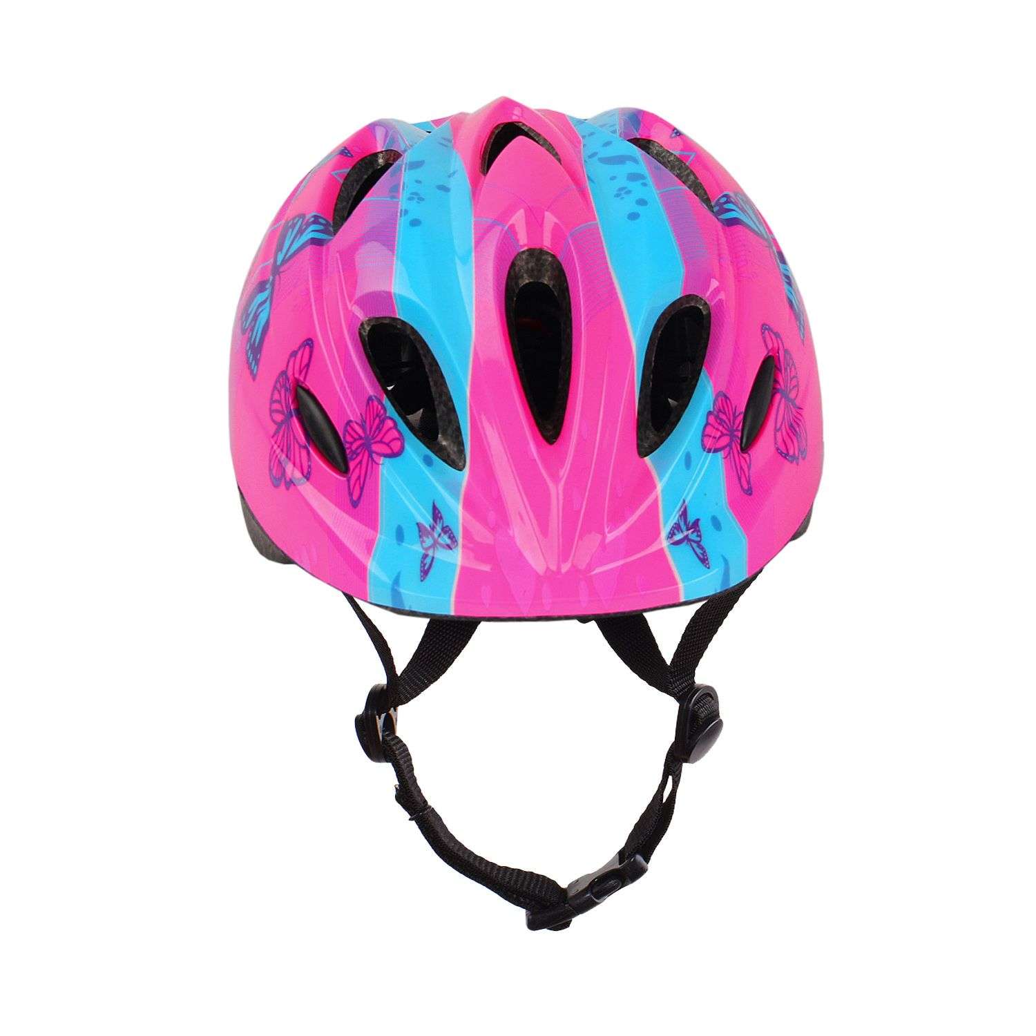 Шлем детский RGX Butterfly Pink с регулировкой размера 50 - 57 см - фото 2