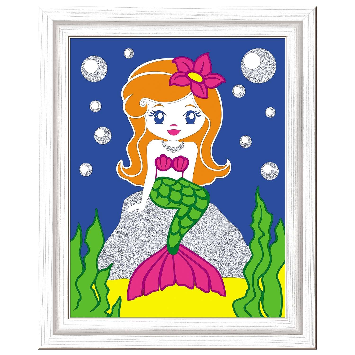 Набор для творчества Фантазер Фреска с блестками Морская принцесса 407081 - фото 2