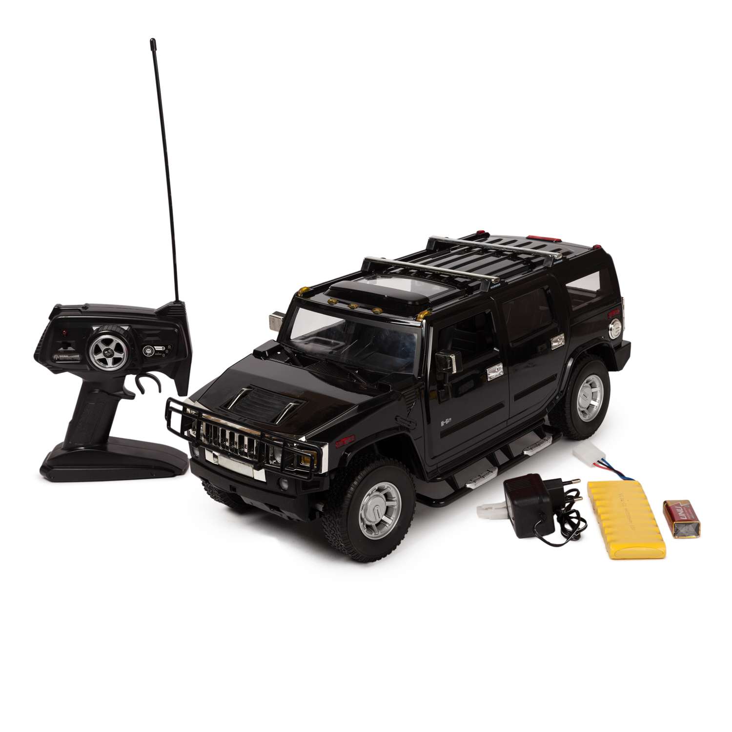 Машинка на радиоуправлении Mobicaro Hummer H2 1:10 Чёрная - фото 1