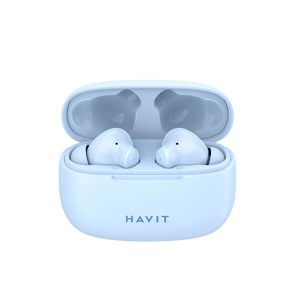 Наушники беспроводные HAVIT True Wireless TW967 Blue - фото 3