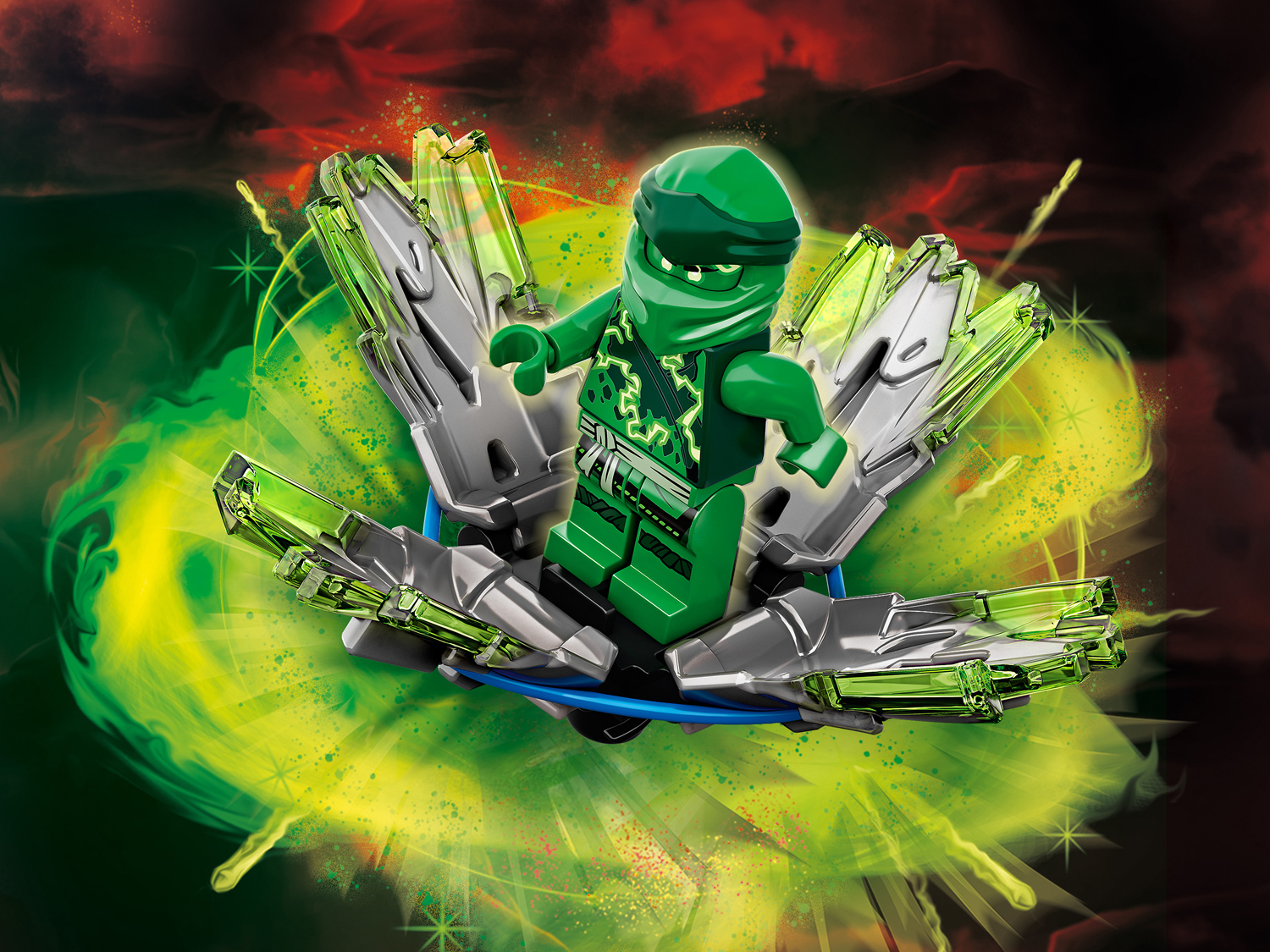 Конструктор детский LEGO Ninjago Шквал кружитцу Ллойд 70687 - фото 13