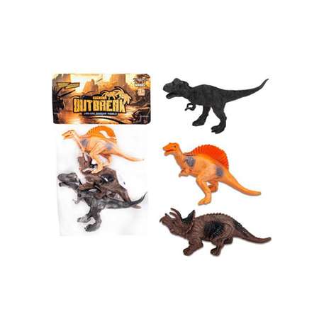 Набор Динозавров Наша Игрушка детские фигурки 3 шт развивающие