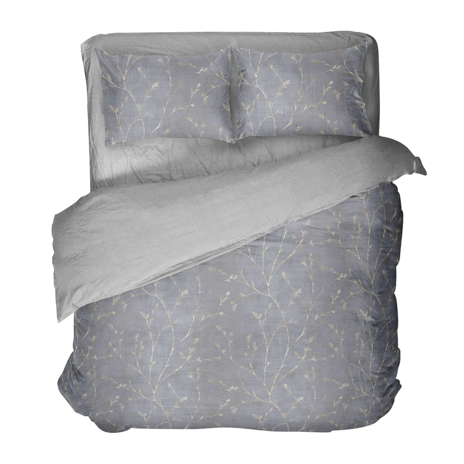Комплект постельного белья Verossa Rame из сатина Семейный 4 наволочки - фото 1