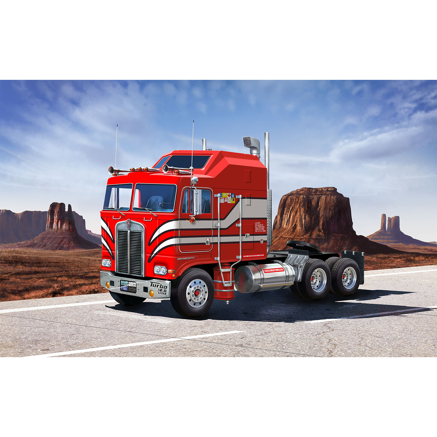 Сборная модель Revell Тягач Kenworth Aerodyne 07671 - фото 5