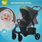 Сетка москитная ROXY-KIDS универсальная на детскую коляску автокресло цвет черный 100х145 см