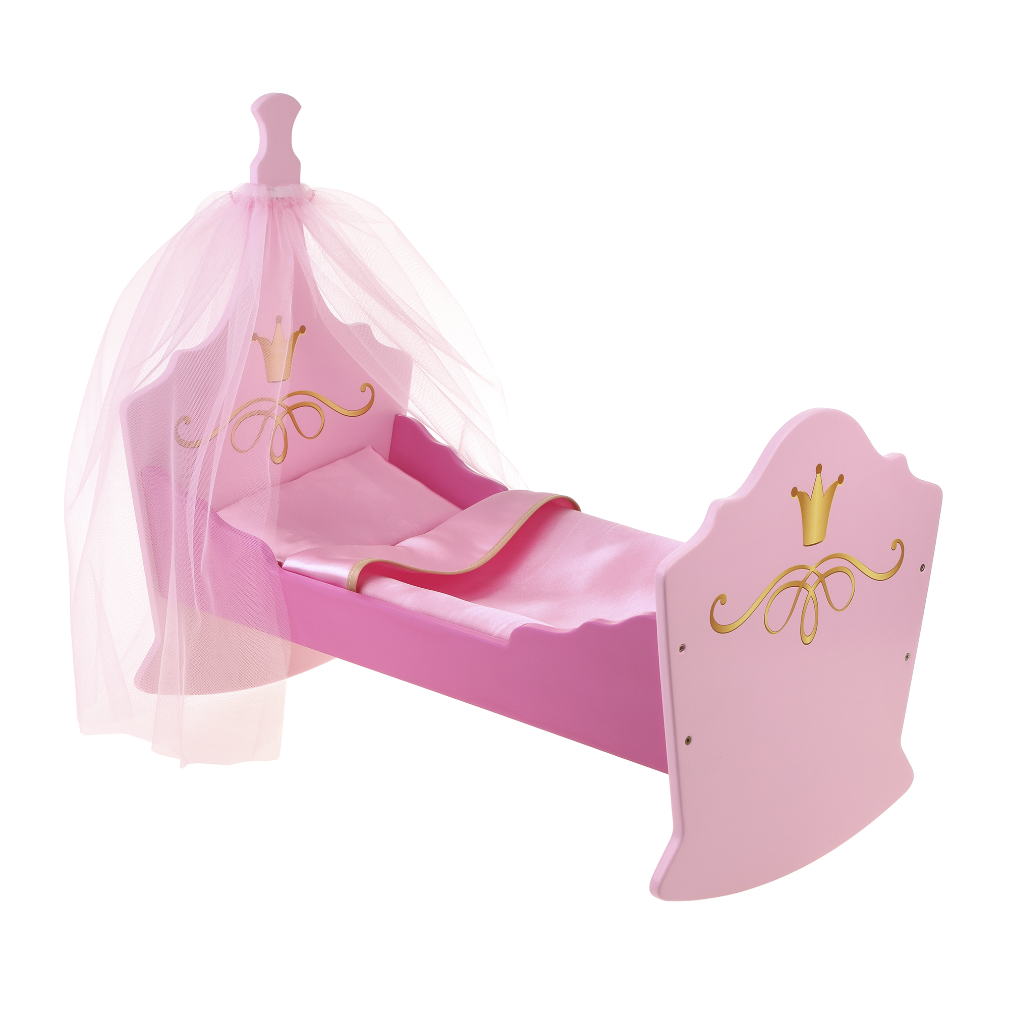 Кроватка-люлька Mary Poppins с балдахином кукольная мебель для куклы пупса кукол. Принцесса 67415 - фото 1