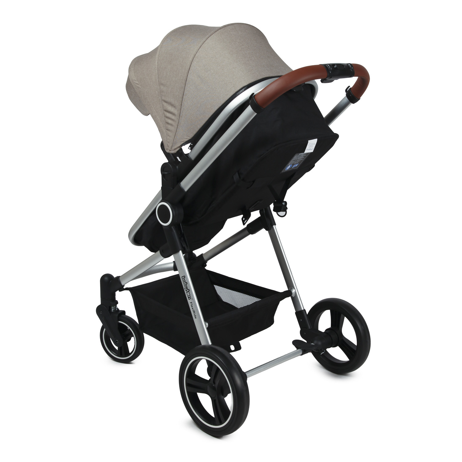 Коляска-трансформер Babyton FlexiRide Black beige - фото 18