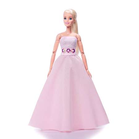 Комплект русалки одежда для кукол Barbie VIANA розовый и белый