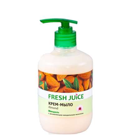 Крем-мыло Fresh Juice М Almond с увлажняющим миндальным молочком 460 мл