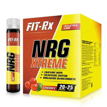 Напиток Fit-Rx NRG Xtreme негазированный вишня 25мл*20ампул