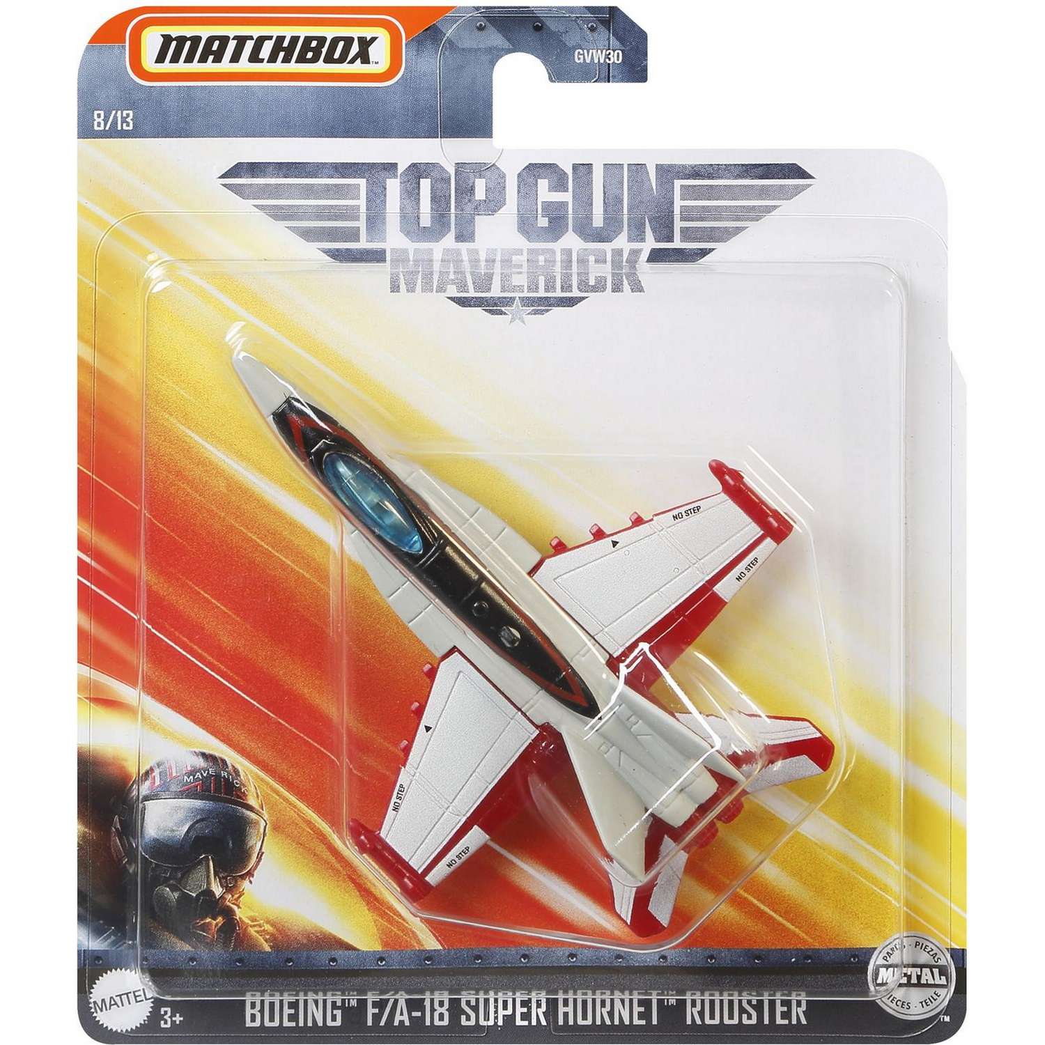 Игрушка Matchbox Top Gun Транспорт воздушный Боинг Супер Хорнет Петух GVW38 GVW30 - фото 2