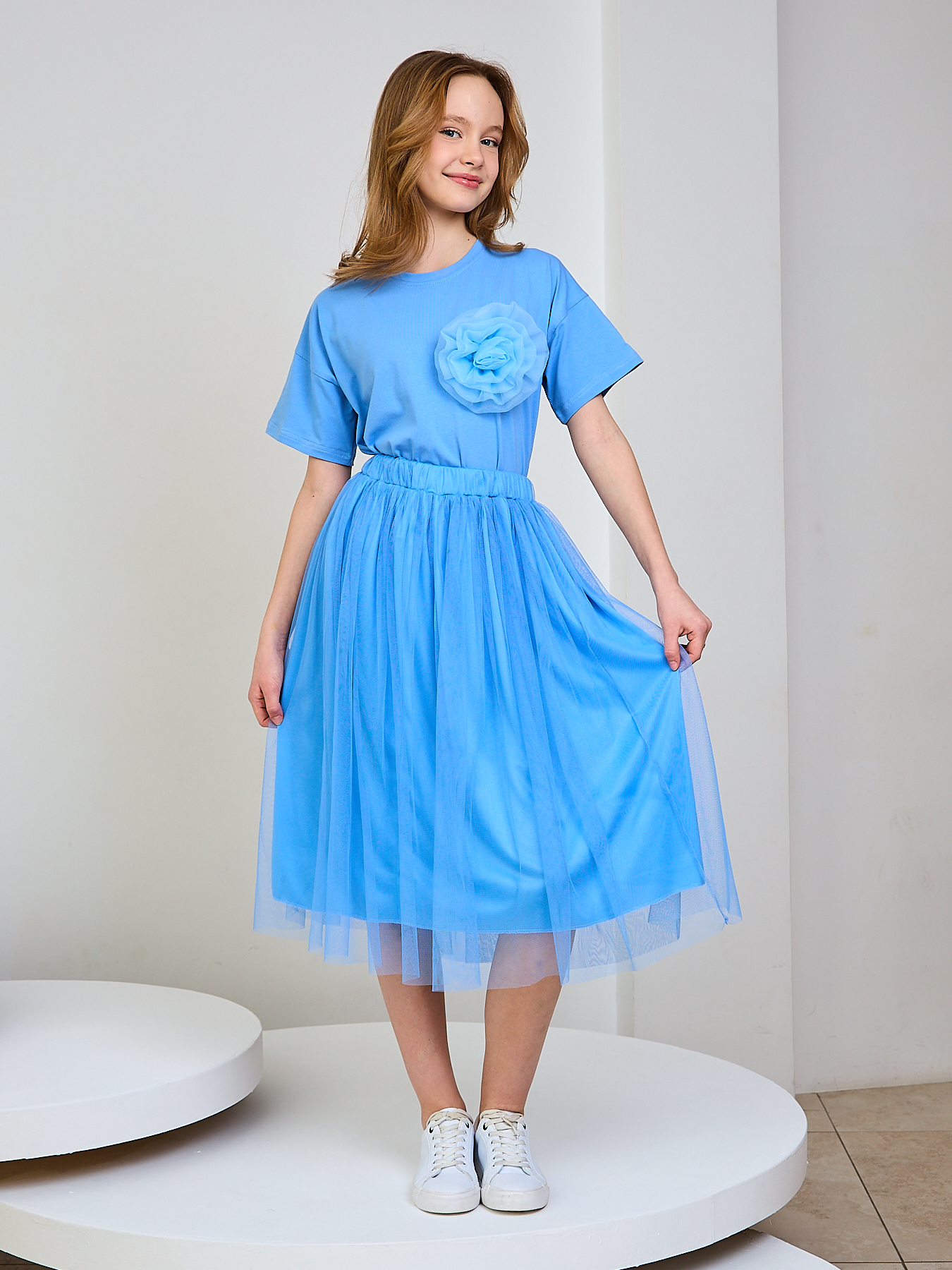 Костюм Mil Art kids 1902201538SUIT-KILT-BROOSH-BLUE - фото 4