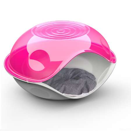 Лежанка для животных Lilli Pet Bed Ufo с подушкой Розовый 20-6211