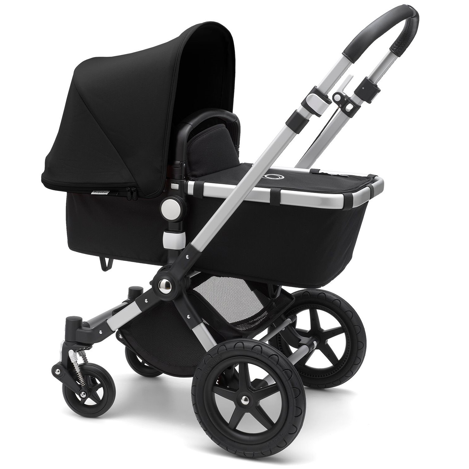 Коляска 2в1 Bugaboo Cameleon3 Plus Complete Alu-Black-Black 230159ZW01 - фото 1