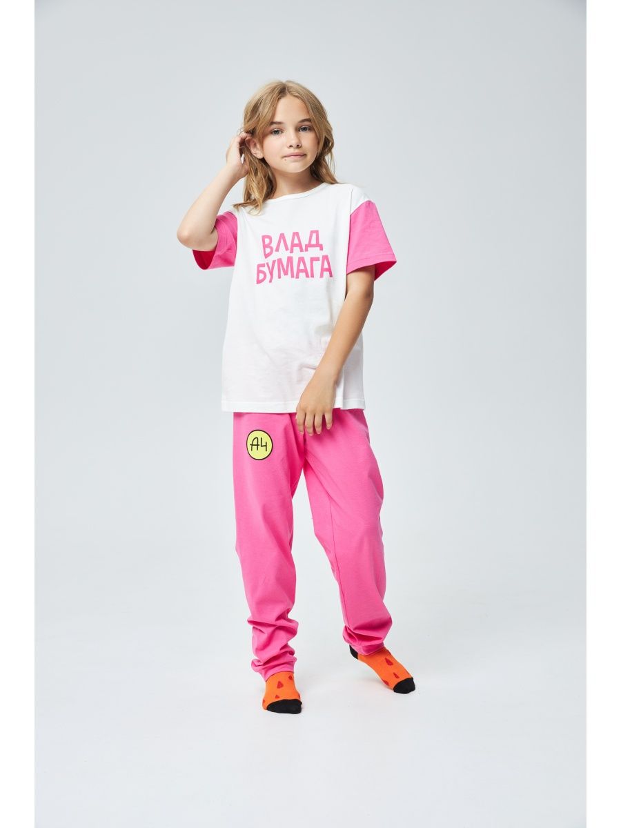 Пижама А4 PJ-VLAD-TROUSERS-PINK - фото 1