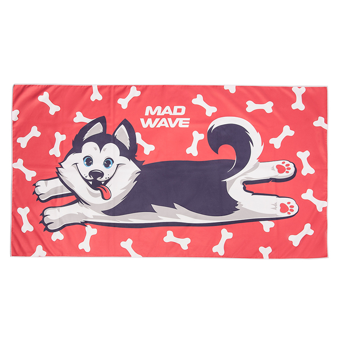 Полотенце из микрофибры Mad Wave Microfiber towel Husky M0761 02 2 05W красное 80х140 см - фото 1