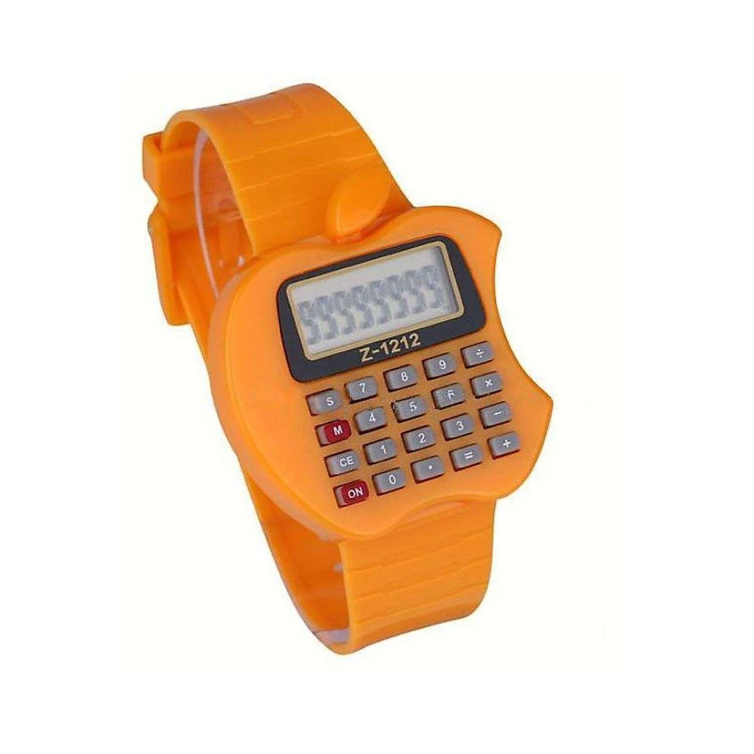Наручные часы-калькулятор Uniglodis Детские. Яблоко оранжевое - фото 1
