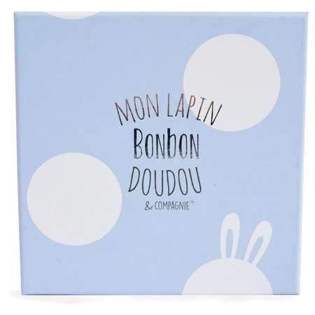 Мягкая игрушка Doudou et compagnie  кролик BonBon розовый 20 см