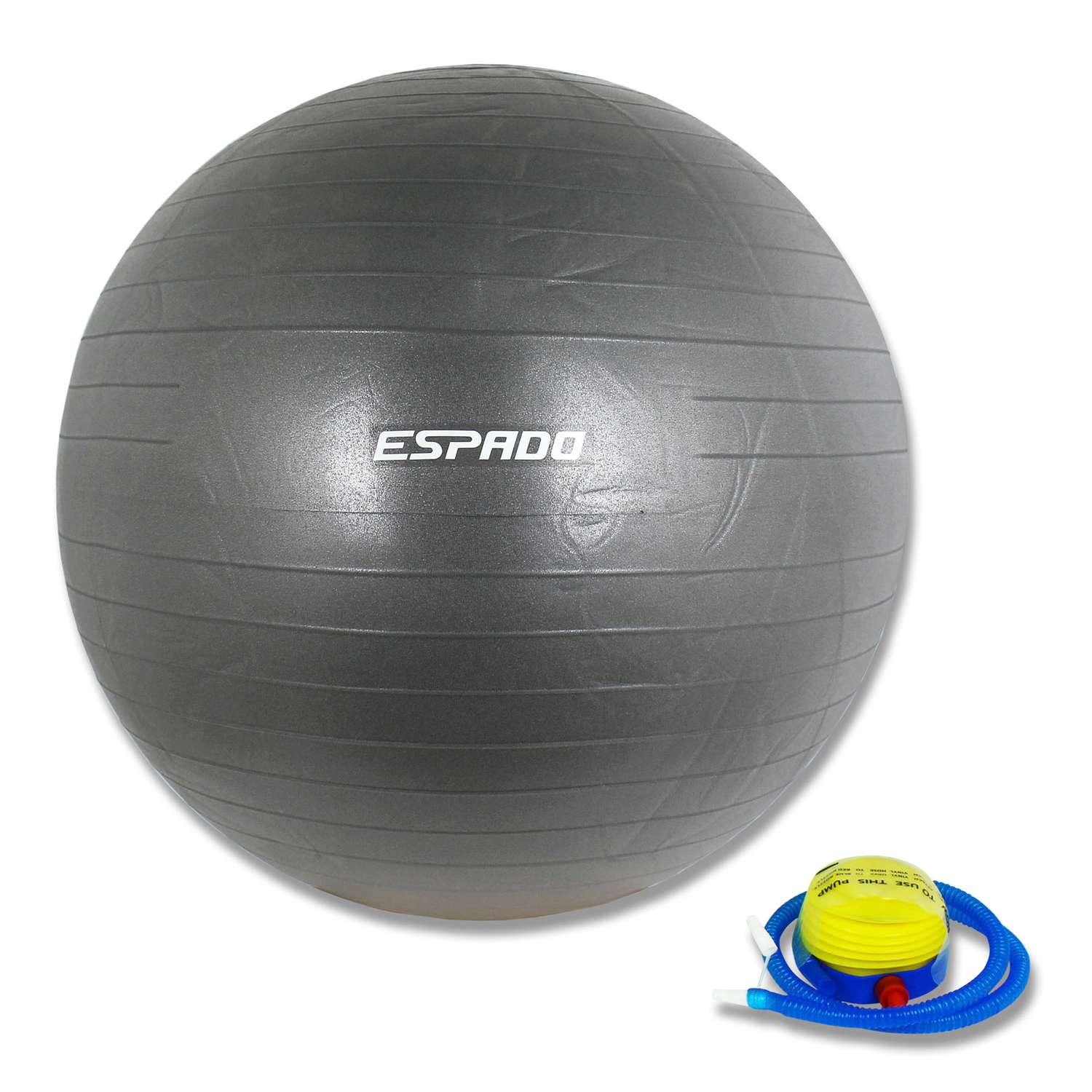 Мяч гимнастический Espado 65 см антивзрыв серый ES2111 - фото 1