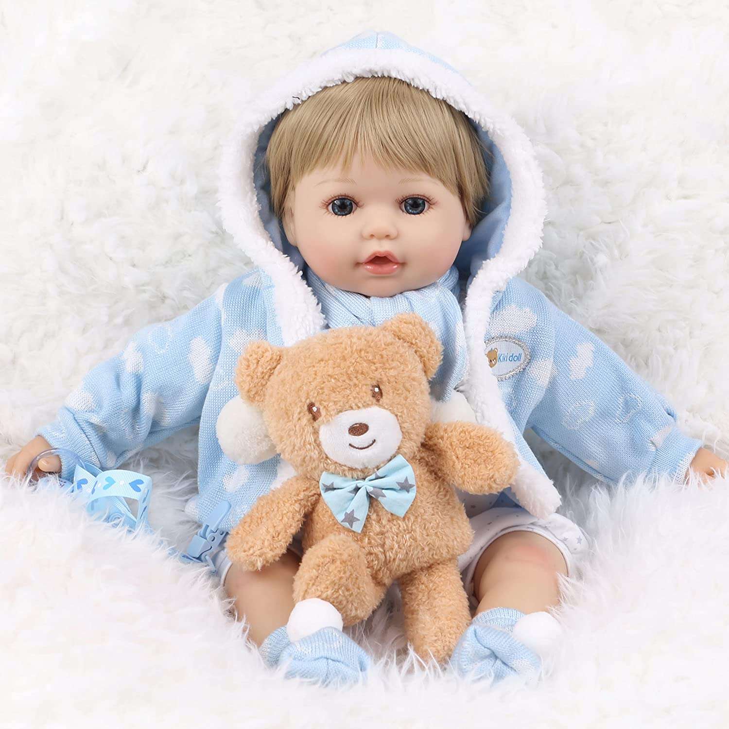 Кукла Реборн QA BABY Марти мальчик большой пупс набор игрушки для девочки 42 см 45005 - фото 1