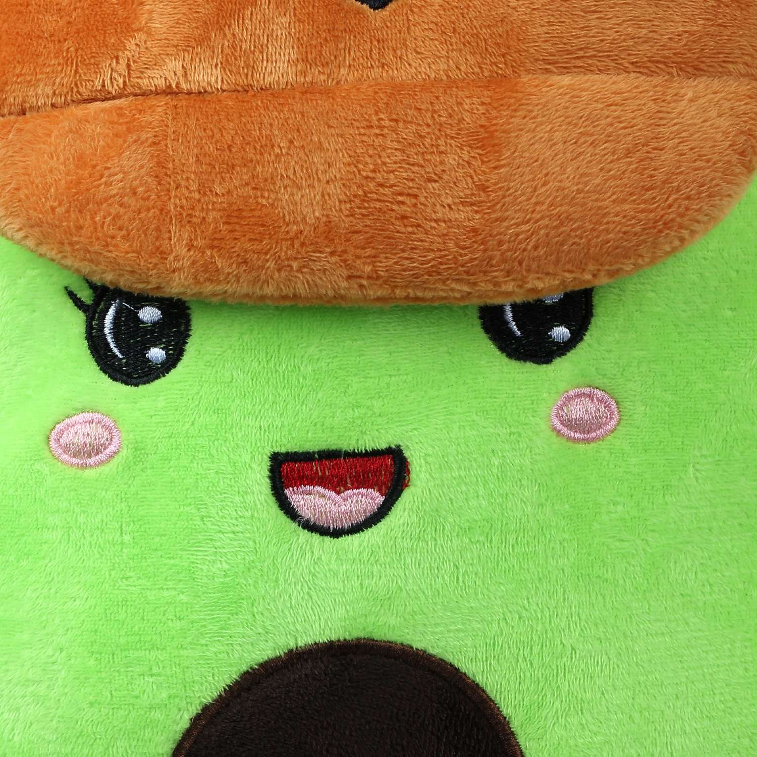 Рюкзак-игрушка Little Mania салатовый Авокадо с коричневой кепочкой - фото 4