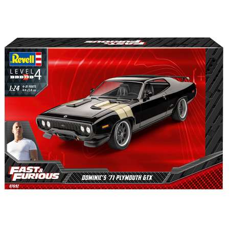 Сборная модель Revell Автомобиль Форсаж Fast Furious - Dominics 1971 Plymouth GTX