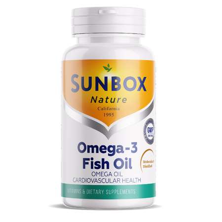 БАД SUNBOX Омега 3 EPA 540 мг DHA 360 мг