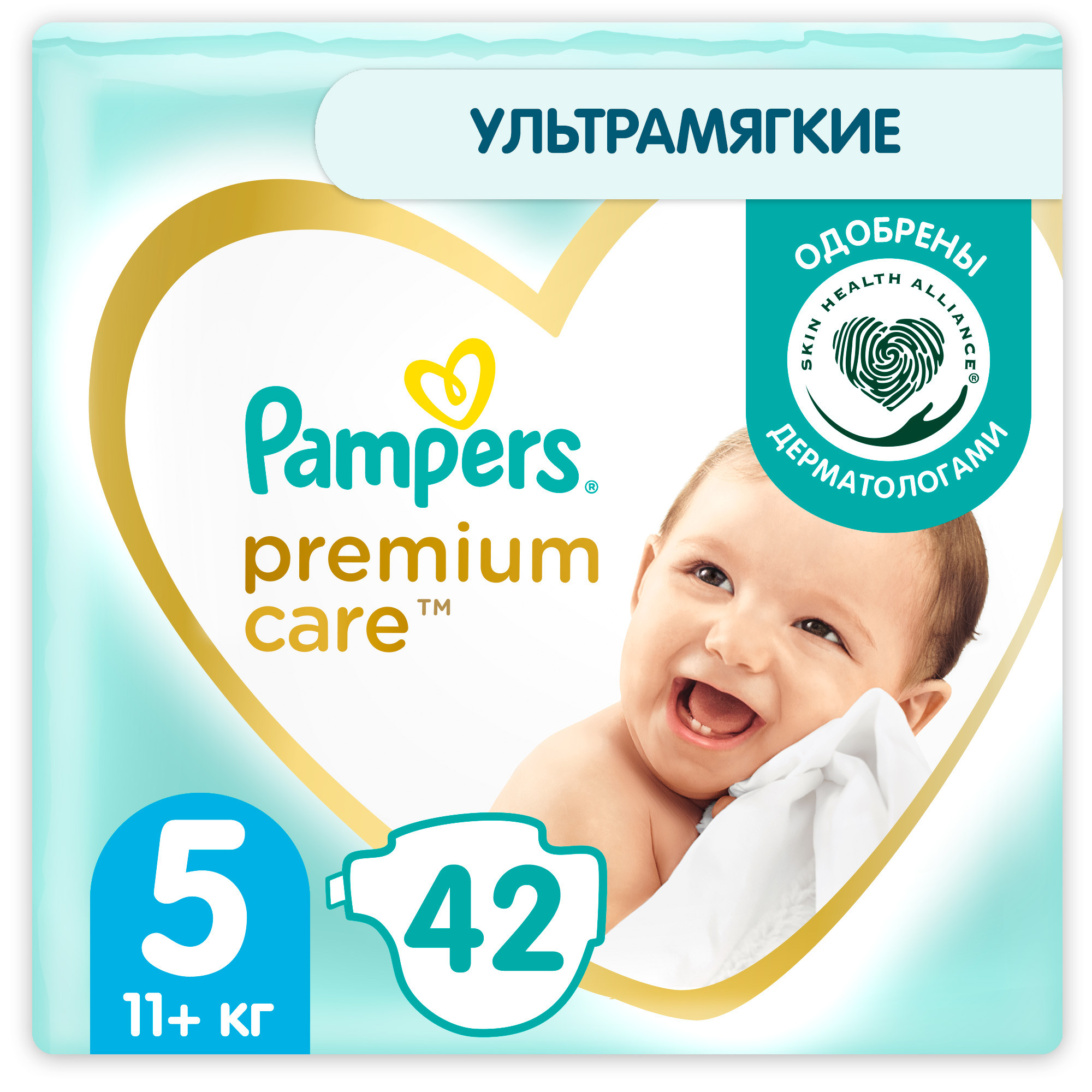 Подгузники Pampers Premium Care 5 11+ кг 42шт - фото 1