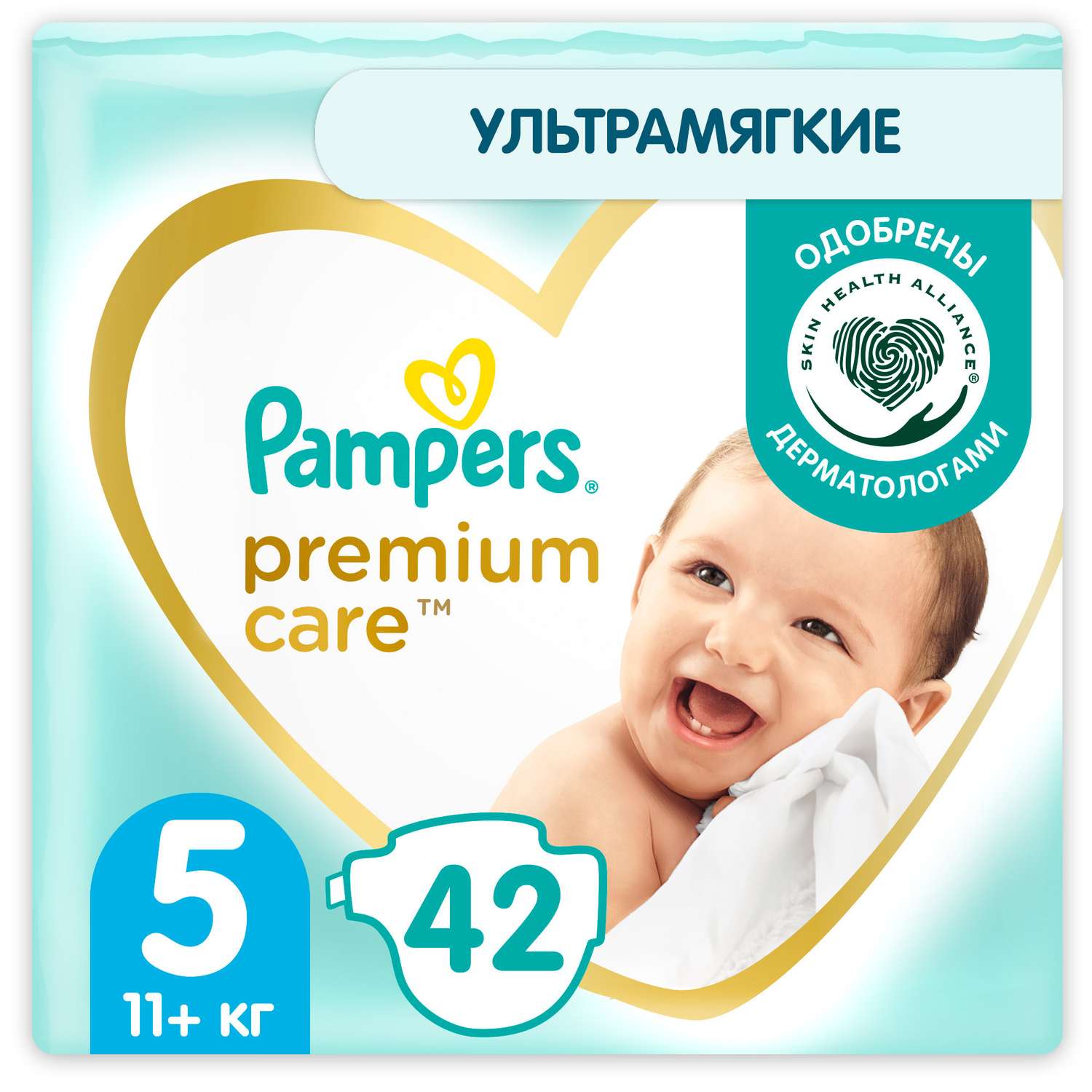 Подгузники Pampers Premium Care 5 11+ кг 42шт - фото 1
