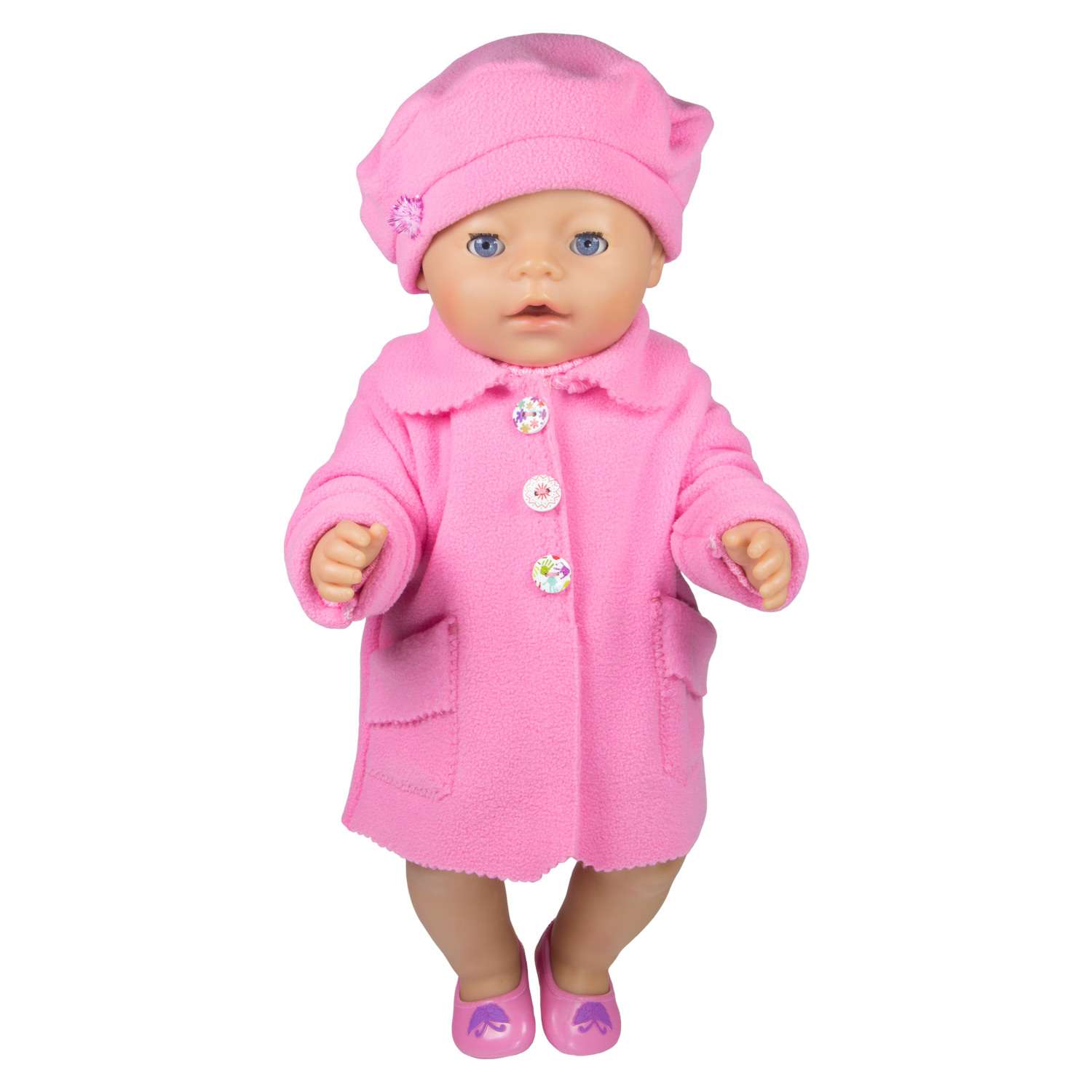 Пальто для куклы Модница с беретом в ассортименте 6119 6119 - фото 4