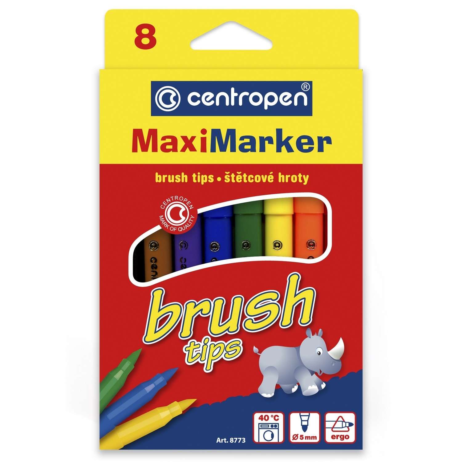 Фломастеры Centropen 8 цв BRUSH TPIO - фото 2