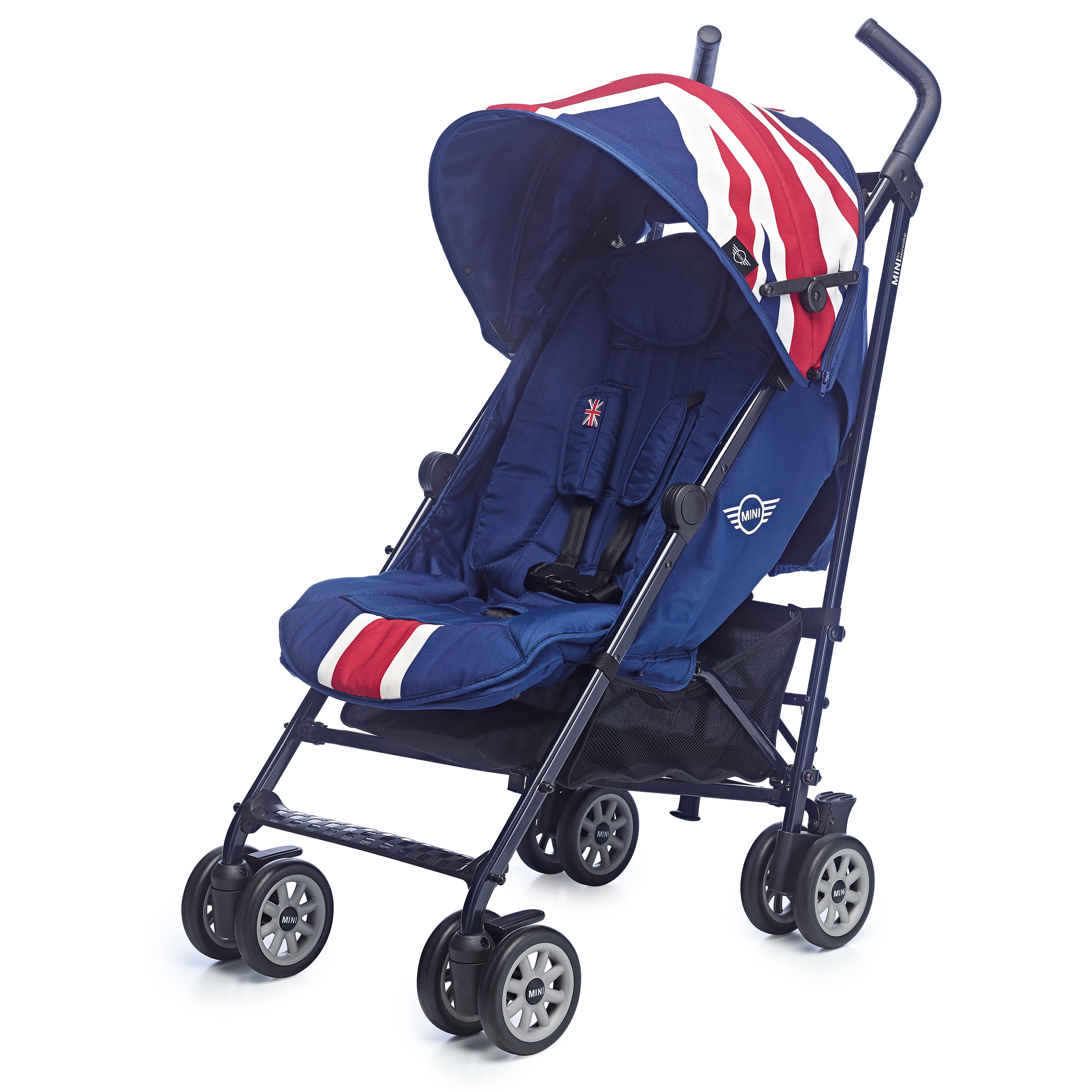 Коляска Easywalker Mini Buggy Union Jack Classic c бампером - фото 1