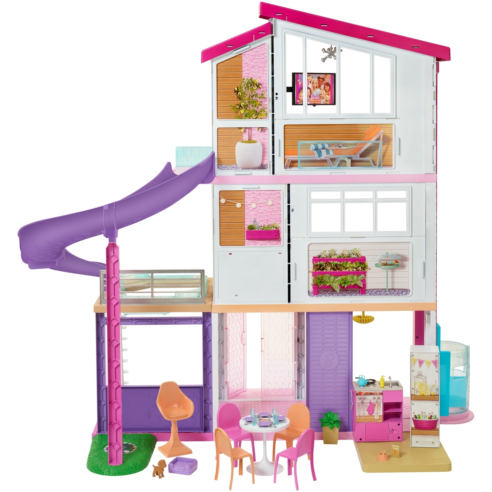 Домик для кукол Barbie FHY73 - фото 4