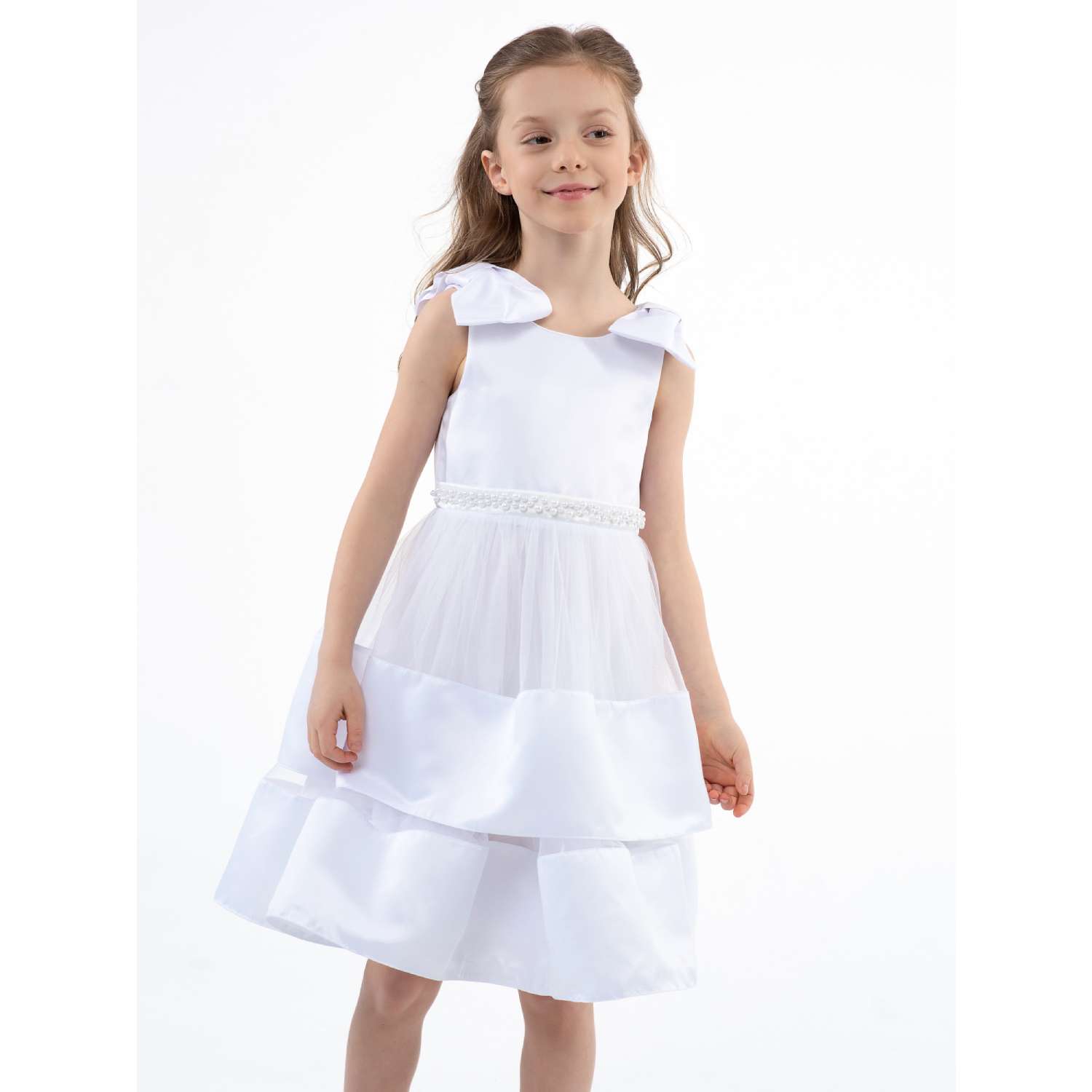 Платье нарядное LisaWeta D-004-22 белый - фото 6