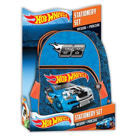 Рюкзак с наполнением Hot Wheels синий