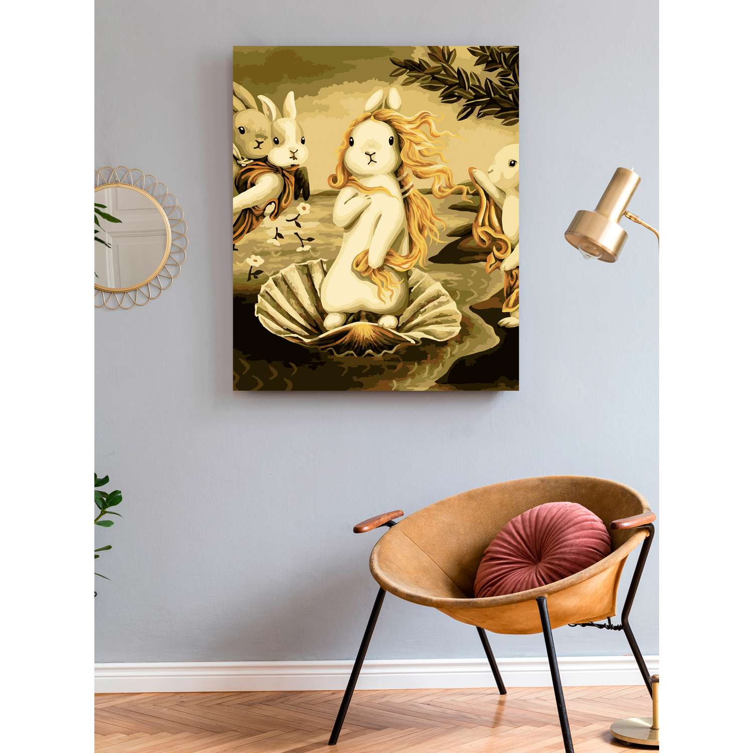 Картина по номерам Art on Canvas Рождение Зайки Венеры 40*50 - фото 3