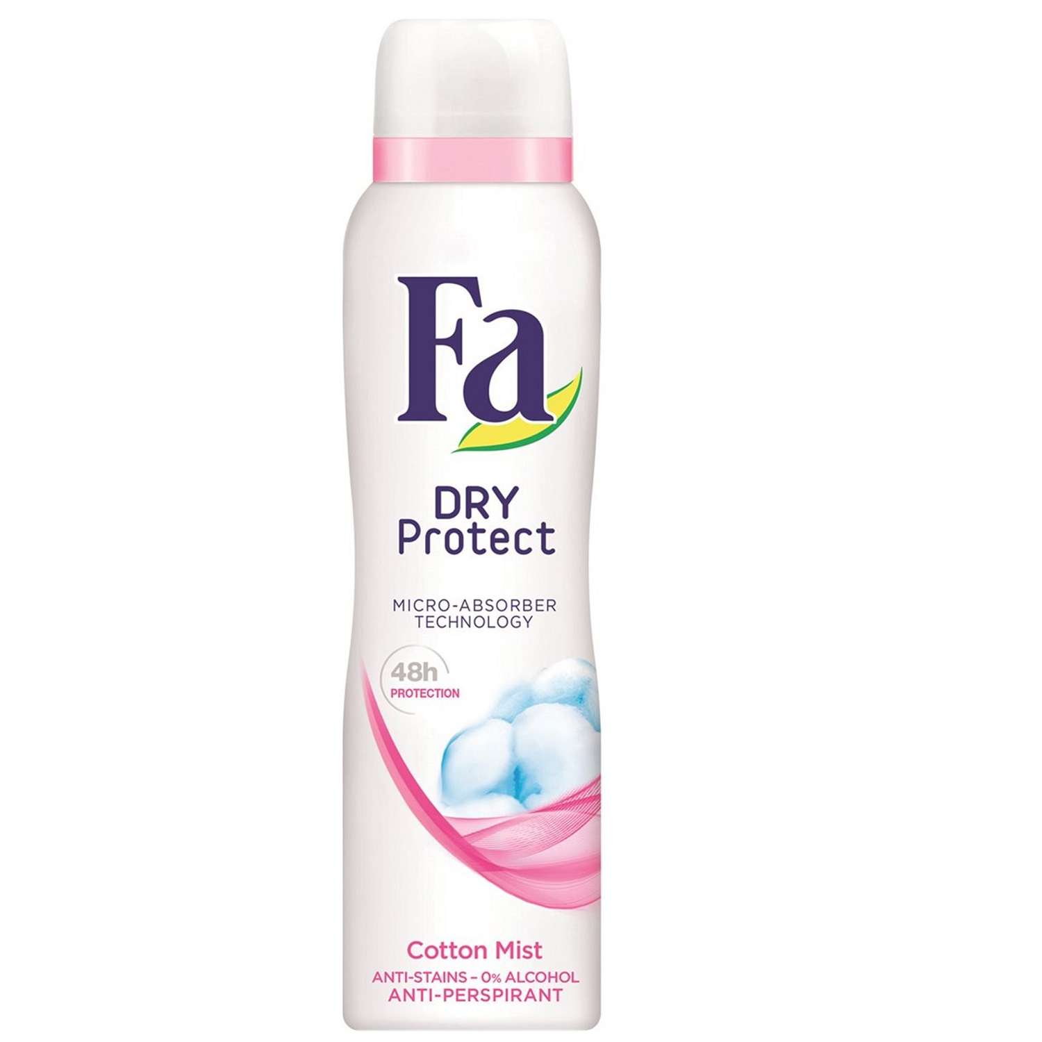 Дезодорант Fa Dry Protect Нежность Хлопка аэрозоль 150 мл - фото 1