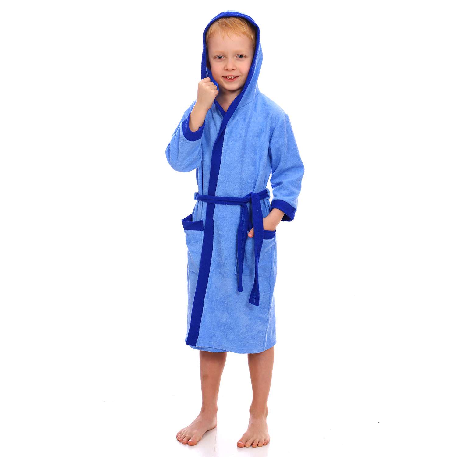 Халат Детская Одежда 8003М/светло-синий - фото 1