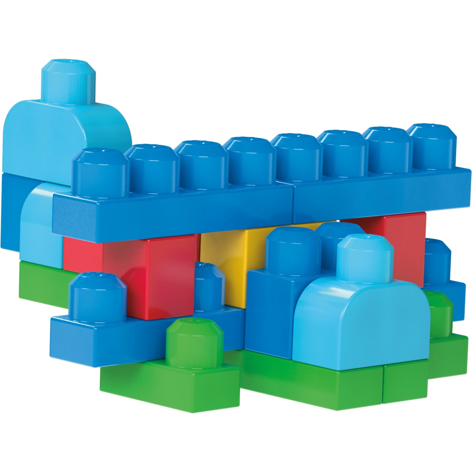 Конструктор Mega Bloks First Builders 60деталей Голубой DCH55 - фото 7