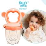 Ниблер ROXY-KIDS для прикорма с силиконовой сеточкой Monkey
